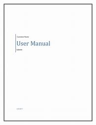 Image result for User Manual Template for Web Application