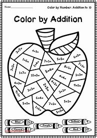Image result for Grade 1 Math Coloring Worksheet
