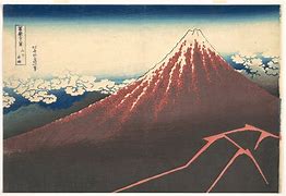 Image result for Thirty-Six Views of Mt. Fuji Hokusai