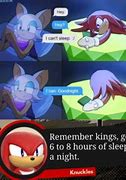 Image result for Knuckles Sleep Meme