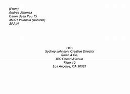 Image result for Business Envelope Address Template