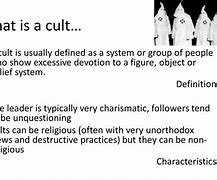 Image result for Unknown Cults