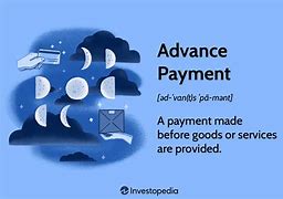 Image result for Advance Payment