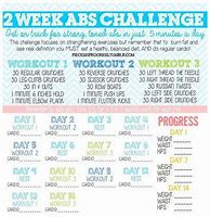Image result for 2 Week AB Challenge at Home