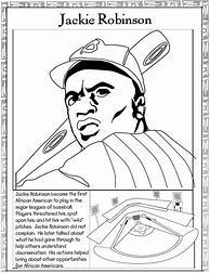 Image result for Jackie Robinson Coloring Pages for Kids