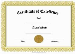 Image result for Excellence Award Certificate Template