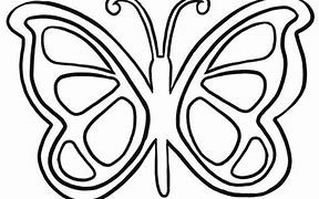 Image result for Outline Butterfly Stencils Printable
