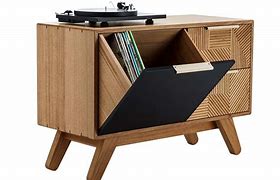Image result for Vinyl Turntable Cabinet