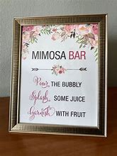 Image result for Mimosa Bar String. Sign