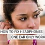 Image result for Single Ear Headset On Person