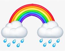 Image result for Rainbow Cloud Emoji
