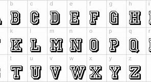 Image result for Jersey Letter Font