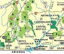 Image result for Southern Utah Map