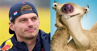 Image result for Max Verstappen Sid Sloth Meme