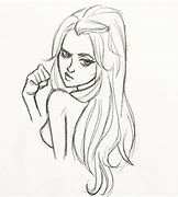 Image result for Anime Girl Pencil Drawing Easy