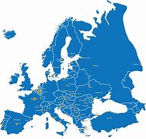 Image result for Basic Europe Map