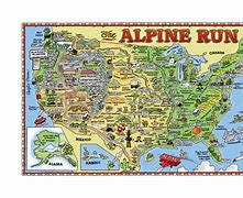 Image result for Us Map with Tourist Attractions