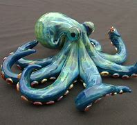 Image result for Art Glass Octopus