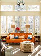 Image result for Orange Living Room