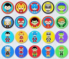 Image result for Superhero Cupcake Toppers