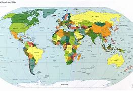 Image result for World Map with Large Cities
