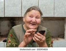 Image result for Funny Old Lady On Phone