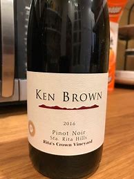 Image result for Ken Brown Pinot Noir Clos Pepe Sta Rita Hills