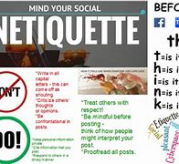Image result for 5 Netiquettes for Internet Chat