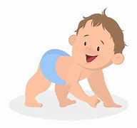 Image result for Boy Baby Crawling Cartoon