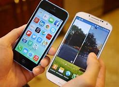 Image result for Galaxy S4 vs iPhone 5C