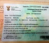 Image result for SA Work Permit Visa