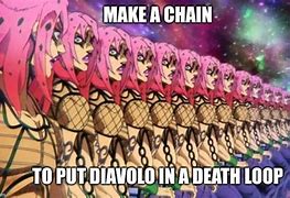 Image result for Diavolo Dying Memes