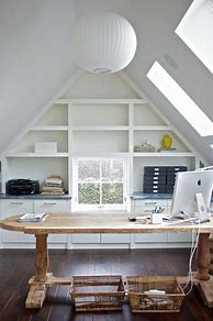 Image result for Attic Home Office Design