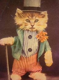 Image result for Animals with Vintage Clothes Drawing