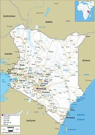 Image result for Kenya World Map