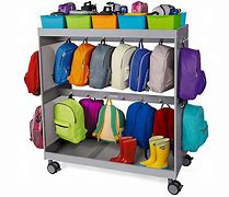Image result for Rolling Backpack Storage Cart