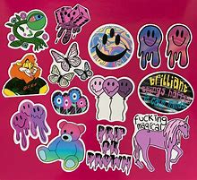 Image result for Trippy Aesthetic Stickers