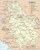 Image result for Serbia Map in Europe