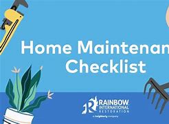 Image result for Home Maintenance Checklist For Dummies