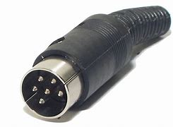 Image result for Angled 6 Pin Din Connector Male