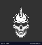 Image result for Punk Rock Skull Art