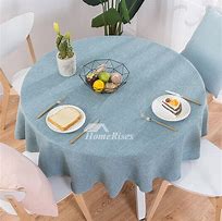 Image result for Round Plastic Table Cloths 90 Inch