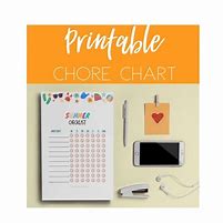 Image result for Weekly Chore Schedule Template