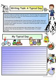Image result for My Daily Routine Writing