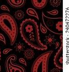Image result for Red Paisley Bandana House Shoes