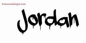 Image result for Graffiti Name Jordan