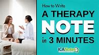Image result for How to Write Therapy Notes