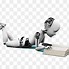 Image result for Robot Reading a Book Black and White