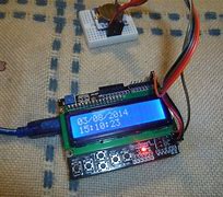 Image result for Arduino Digital Clock with LCD Keypad Shield