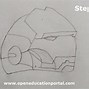 Image result for Broken Iron Man Helmet Drawing Front